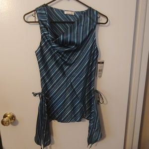 Blue stripped tank top